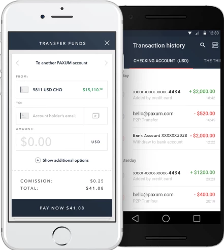 у платежки паксум есть свои удобные мобильные приложения для андроид и ios